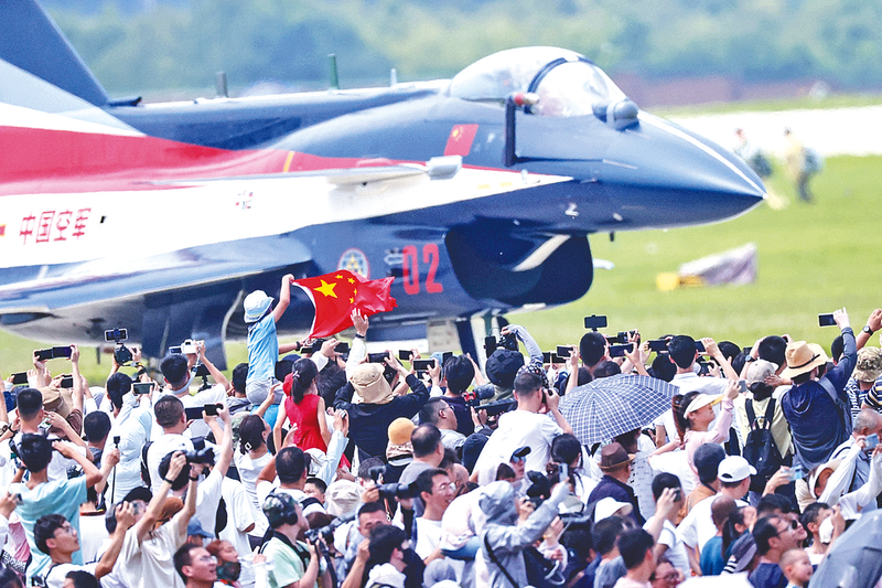 美女被大鸡巴操爽视频长春航空展迎来首个公众日